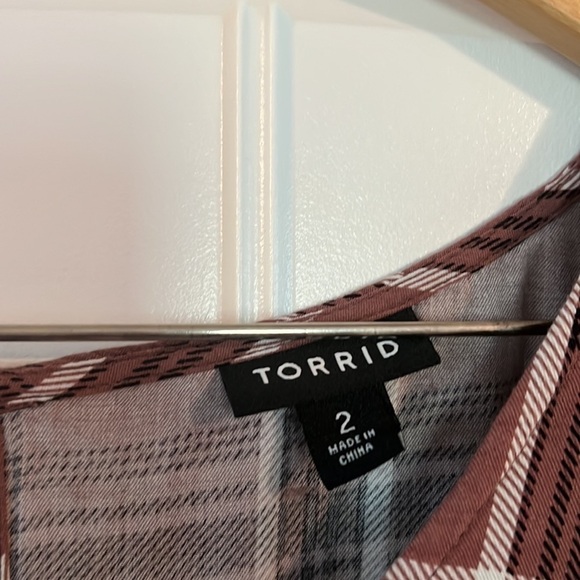 Torrid Mini Challis Skater Dress size 2X - Picture 5 of 9